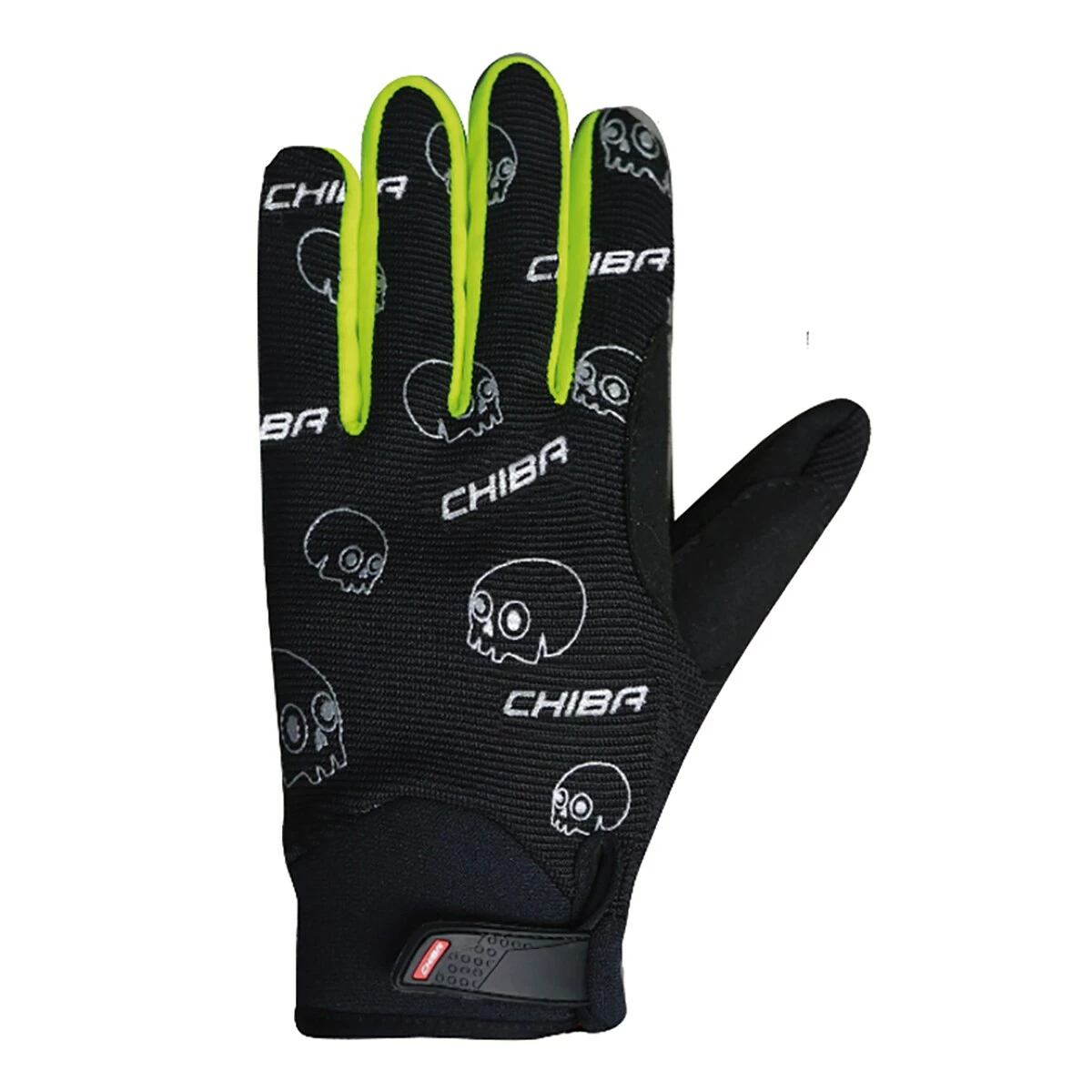 CHIBA Bones Kids Full Finger Cycling Gloves 3 CHIBA Bones Kids Full Finger Cycling Gloves