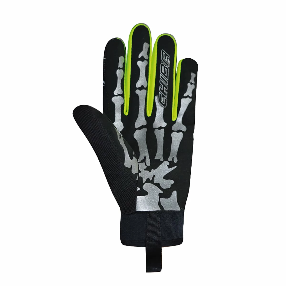 CHIBA Bones Kids Full Finger Cycling Gloves 4 CHIBA Bones Kids Full Finger Cycling Gloves - Billede 2