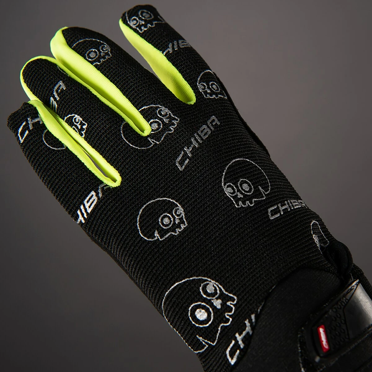 CHIBA Bones Kids Full Finger Cycling Gloves 8 CHIBA Bones Kids Full Finger Cycling Gloves - Billede 6