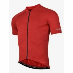 Cykel Jersey Fusion C3 - RedMelange Unisex -Assos Butik c3 cycling jersey 0198 red 1front low