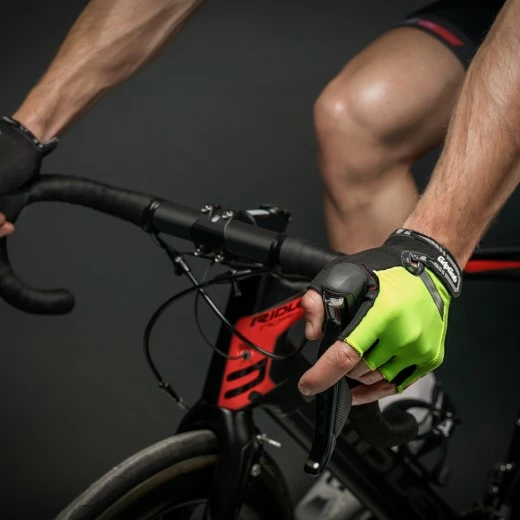 GripGrab ProGel Hi-Vis Polstret Kortfingret Handske 4 GripGrab ProGel Hi-Vis Polstret Kortfingret Handske - Billede 3