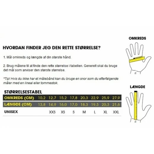GripGrab ProGel Hi-Vis Polstret Kortfingret Handske 3 GripGrab ProGel Hi-Vis Polstret Kortfingret Handske - Billede 2