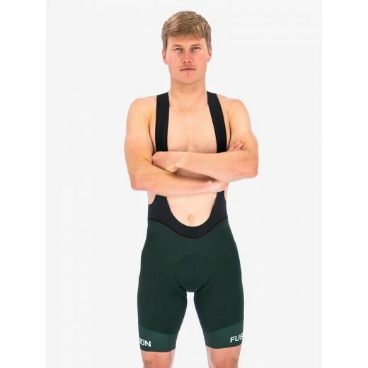 Cykelshorts Fusion Herre C3 BiB Shorts - Mørkegrøn 3 Cykelshorts Fusion Herre C3 BiB Shorts - Mørkegrøn