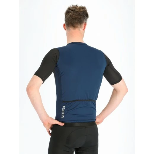 Fusion Herre Cykel Jersey - NightBlue 4 Fusion Herre Cykel Jersey - NightBlue - Billede 2