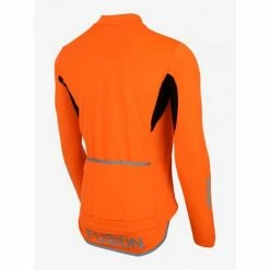 Cykeljakke Fusion S3 Fluo-Orange Unisex 8 Cykeljakke Fusion S3 Fluo-Orange Unisex -Assos Butik s3 cycling jacket 0039 orange 2back low