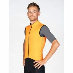 Fusion Cykel SLi Vest - Orange -Assos Butik sli cycling vest 0167 orange neon 3front low