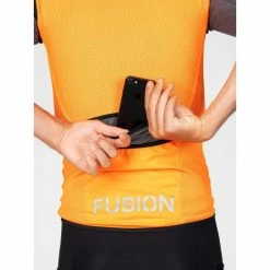 Fusion Cykel SLi Vest - Orange -Assos Butik sli cycling vest 0167 orange neon 5back low
